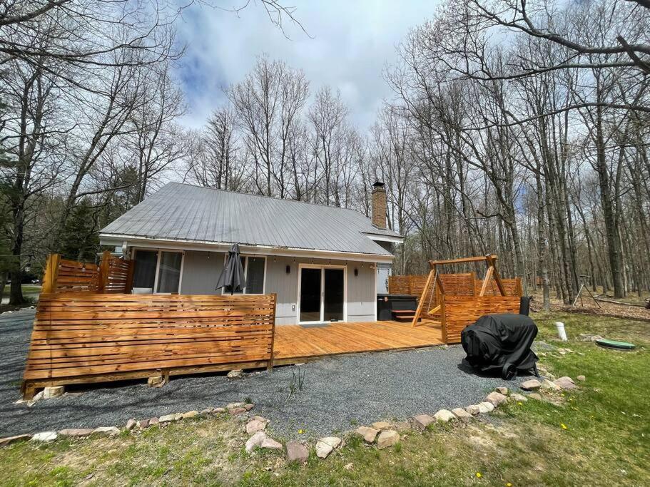 Modern Home Near Lake W Hottub, Game Room, Fireplace Albrightsville Exterior foto